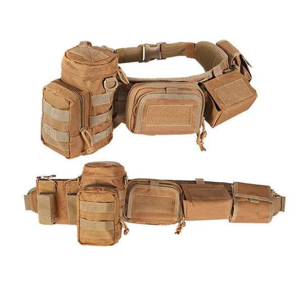 HARDLAND Molle Tactical Waist Pack Versatile Patrol Outdoor Combination Belt kit