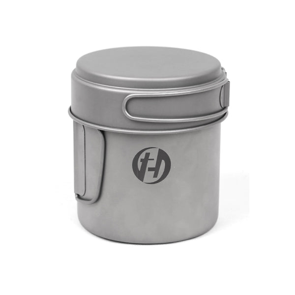 HARDLAND Titanium 1100ml Pot with Pan