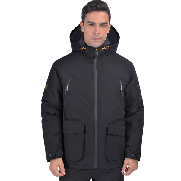 HARDLAND Men’s Insulated Hooded Winter Coat