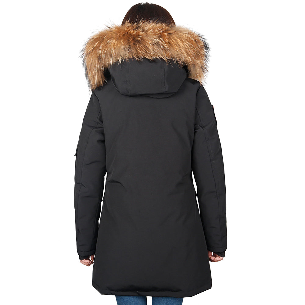 Womens Goose Down Parka | Long Goose Down Coat | Hardland Goose Down