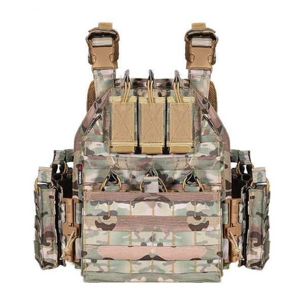HARDLAND Outdoor Quick Release Tactical Military Vest Airsoft Vest for Men