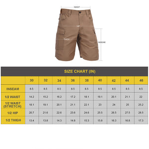 HARDLAND Men’s Ripstop Cargo Work Shorts