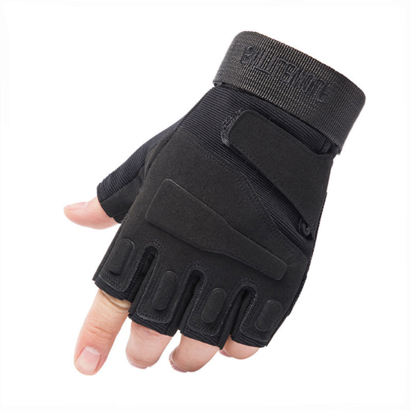 tactical bicycle gloves HARDLAND Tactical Glove Hunting Riding Cycling Gloves, Black / XL
