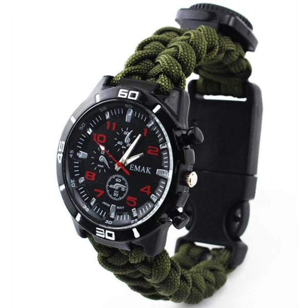 HARDLAND Survival Bracelet Watch Emergency Survival Watch