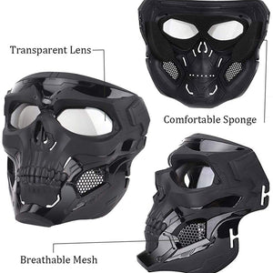 HARDLAND Airsoft Mask Full Face Paintball Mask Anti Fog and Goggles