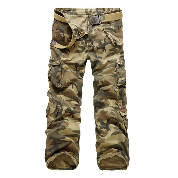 HARDLAND Men's Casual Camo Combat Work Cargo Pants