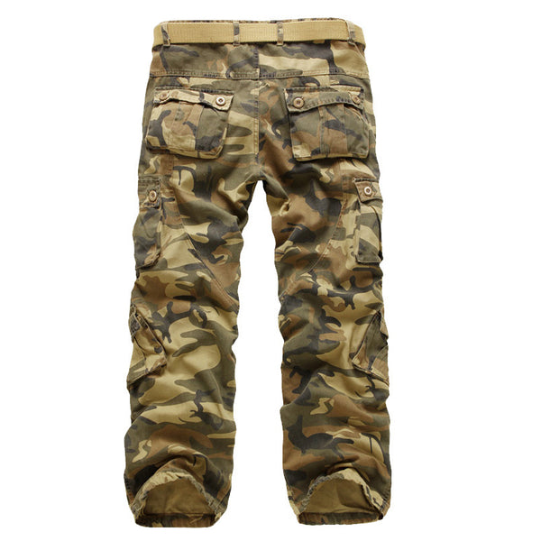 HARDLAND Men's Casual Camo Combat Work Cargo Pants