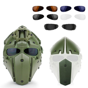 HARDLAND Full Face Protective Mask Tactical Airsoft Helmet