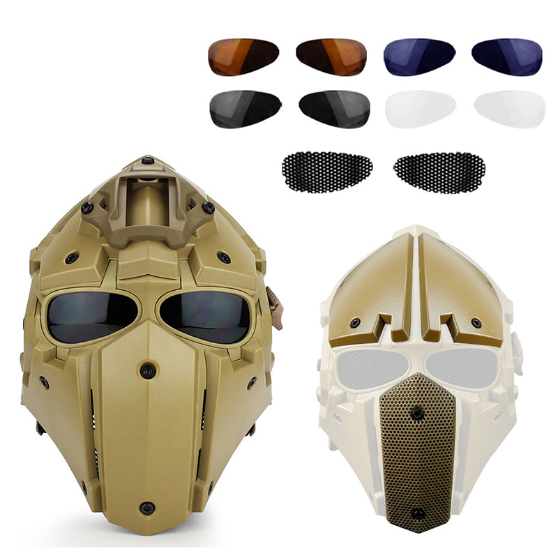 airsoft gear helmet Full Face Protective Mask Tactical Airsoft Helmet