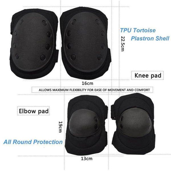 HARDLAND Military Tactical Knee Pad Elbow Pad Set